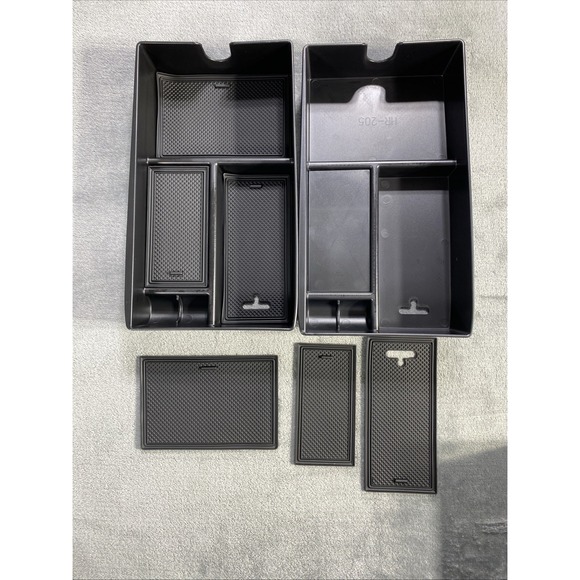 Center Armrest Storage 2023-2024 Lexus RX 350 350h 500h Box Organizer Tray 2 Pk - Picture 5 of 10